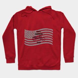 Happy American Biker Hoodie